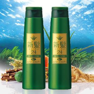 新髪24 薬用エナジーシャンプー 350g 2本組【タイムセール】: ヘアケア