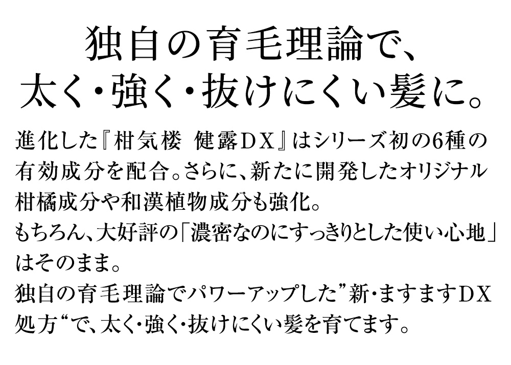 薬用育毛剤 柑気楼 健露DX 30mL: ヘアケア／はぴねすくらぶ