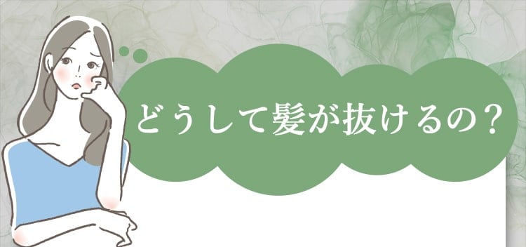 どうして髪が抜けるの？